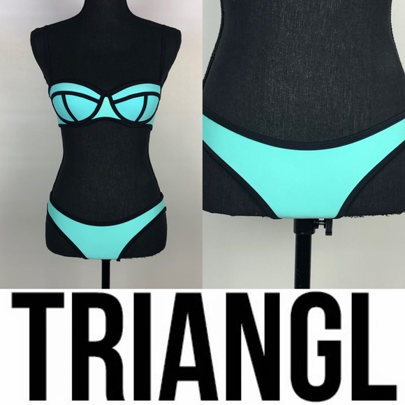 💵SOLD💵Triangl | Mint Swimsuit Bottom | S - Picture 4 of 6